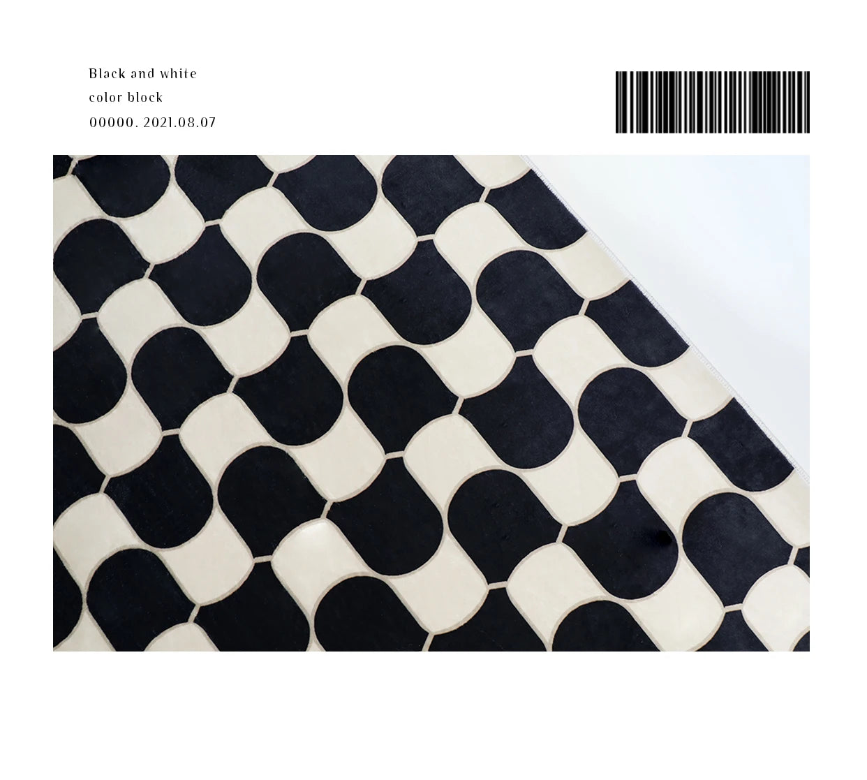 French Retro Rugs for Bedroom Checkerboard Living Room Decoration