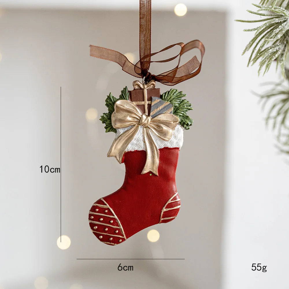 Pendants Creative Christmas Tree Toppers Fashion Santa Claus