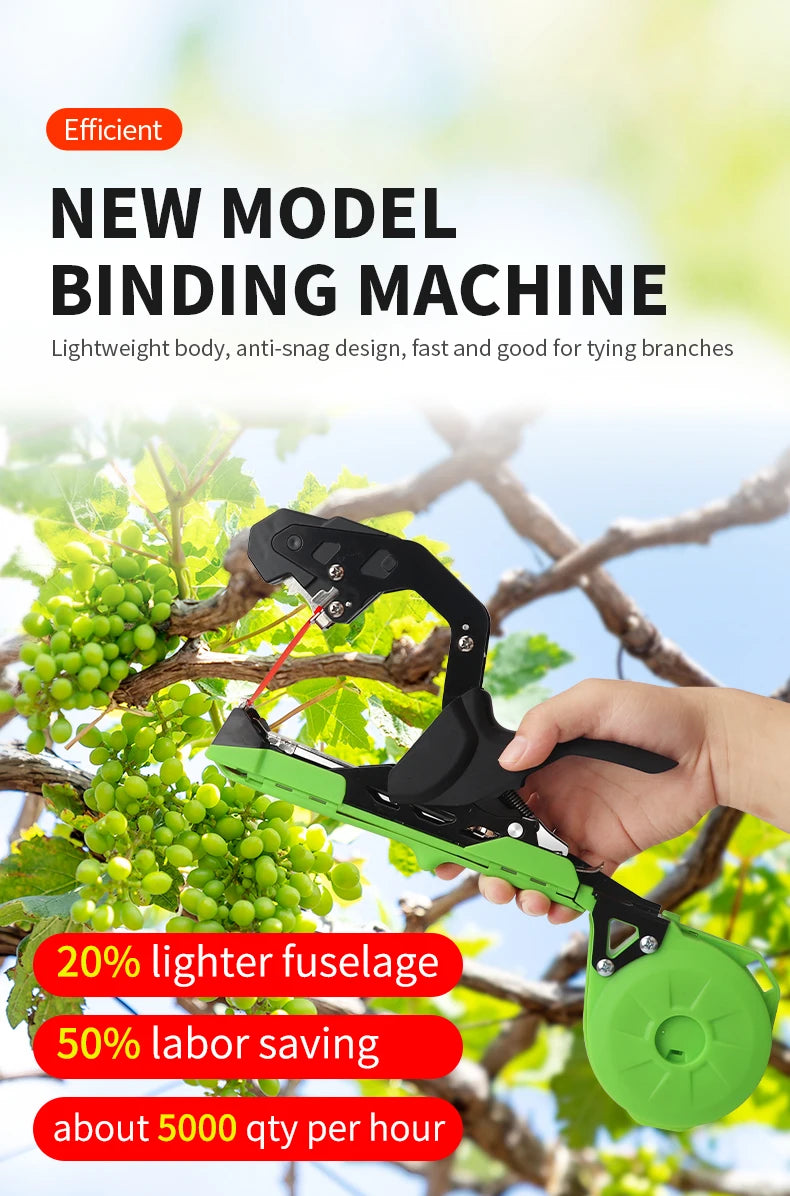 Onnfang Garden Hand Tying Machine Plant Lightweight Garden Tools