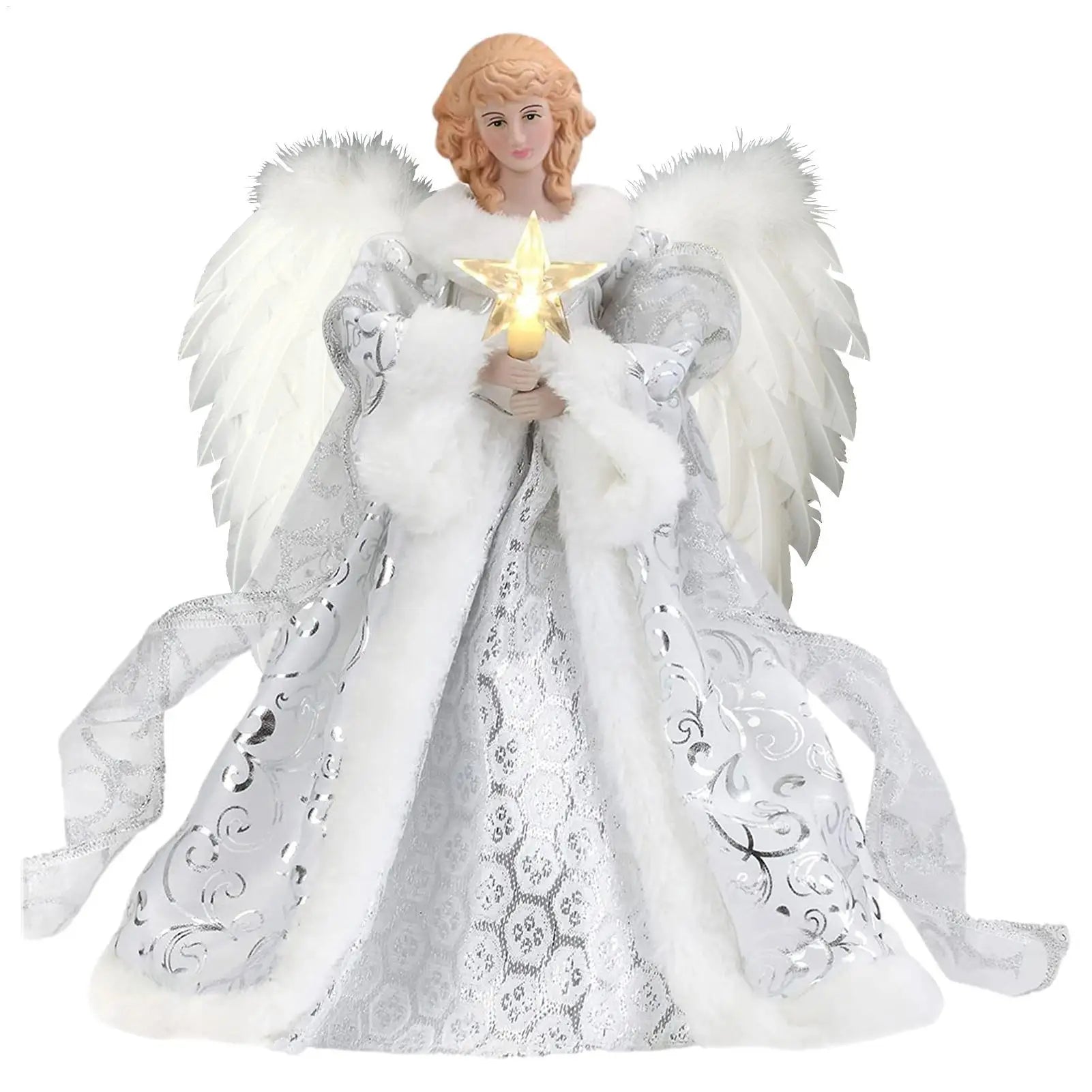 Christmas Tree Angel Topper String Light Ornament Home Decorations 2025