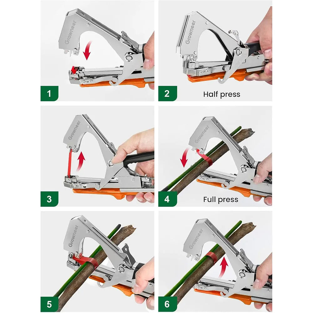 SI FANG Plant Tying Machine for Garden - Vegetable & Fruit Stabilizer Tool