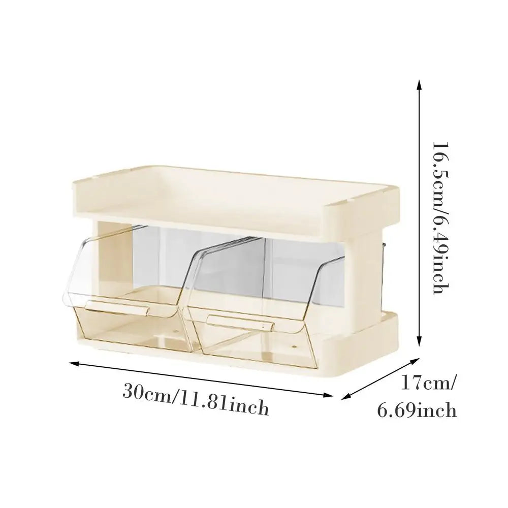 Desktop Tea Bag Organizer Large Capacity Tea Bag Holder Coffee Pod