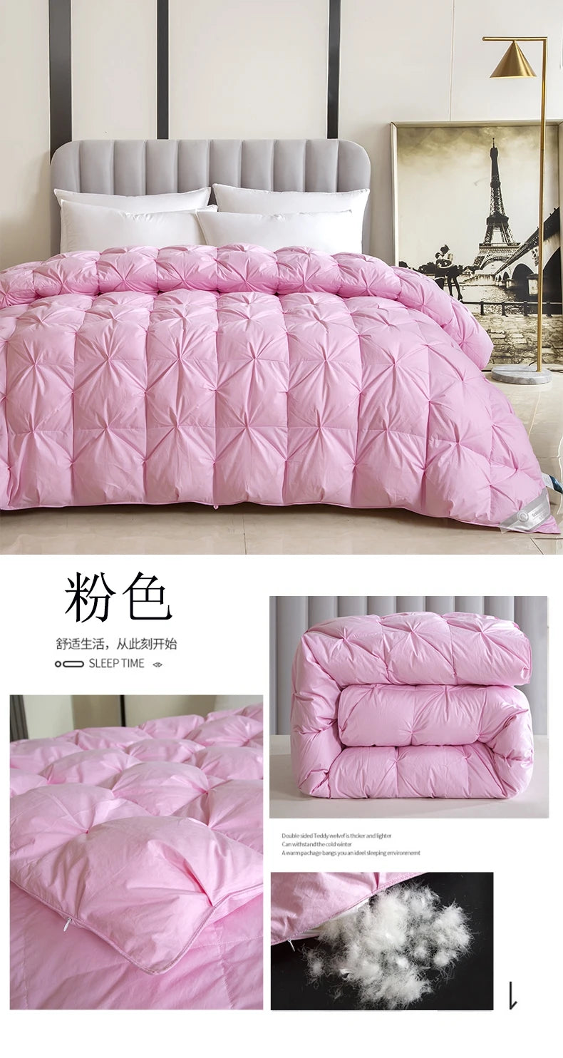 100% white goose down comforter