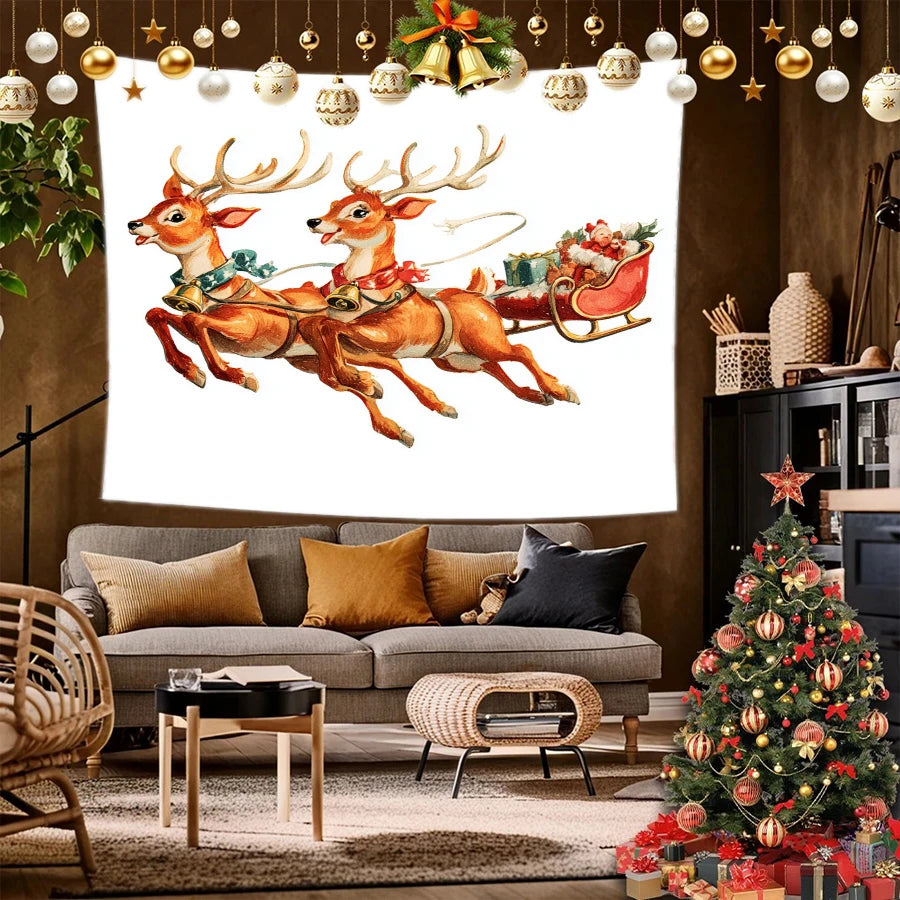 Christmas Gifts Tapestry Background Cloth Hanging Cloth Bedroom