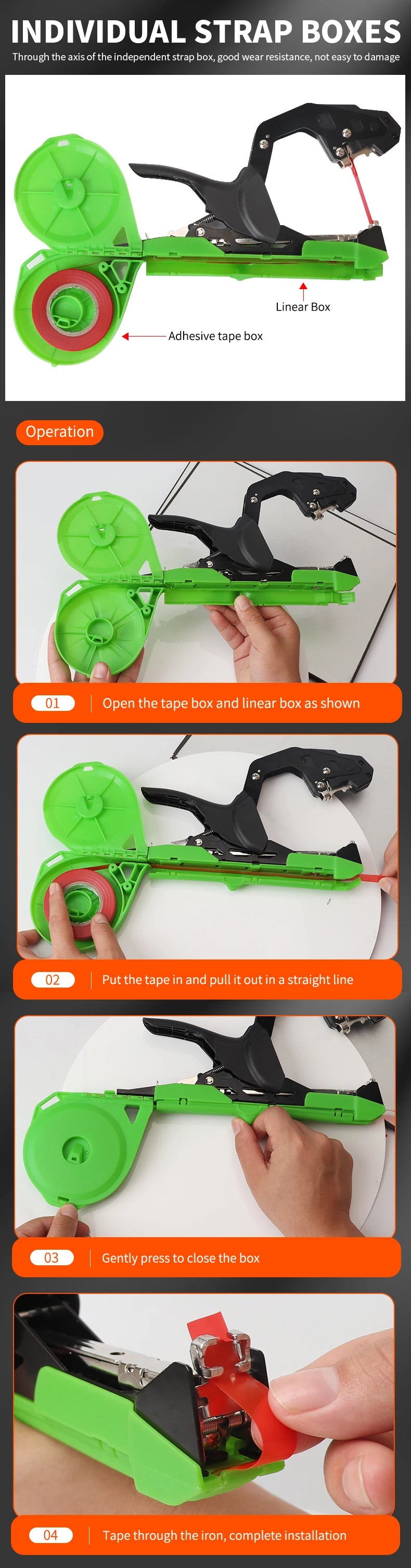 Onnfang Garden Hand Tying Machine Plant Lightweight Garden Tools