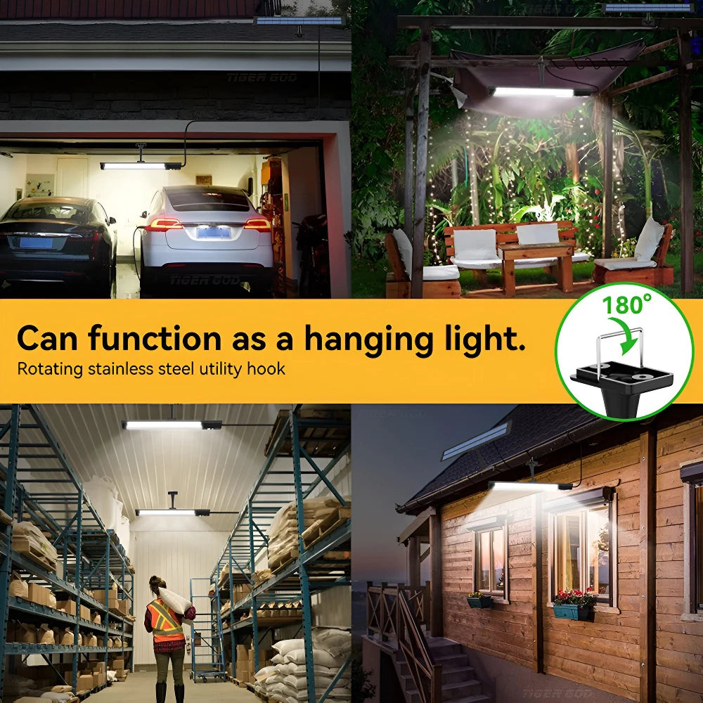 316/158 LED Solar Lamp Motion Sensor Outdoor Camping Wall Light