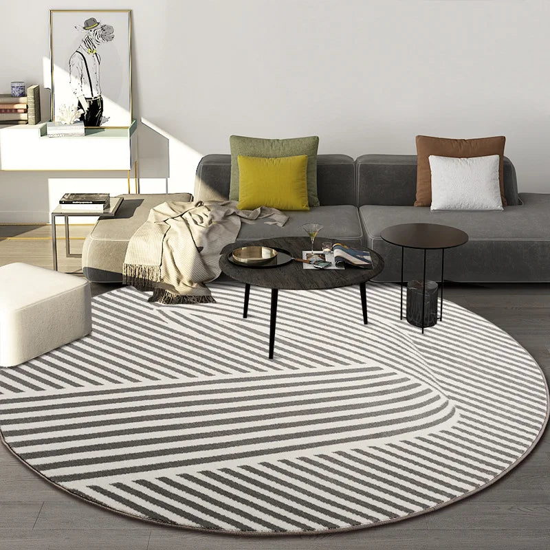 Fluffy Soft Living Room Decoration Carpet Light Luxury Rugs for Bedroom