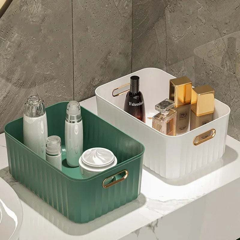 Sundries Storage Boxes with Lid Light Luxury Snacks Toys Storage