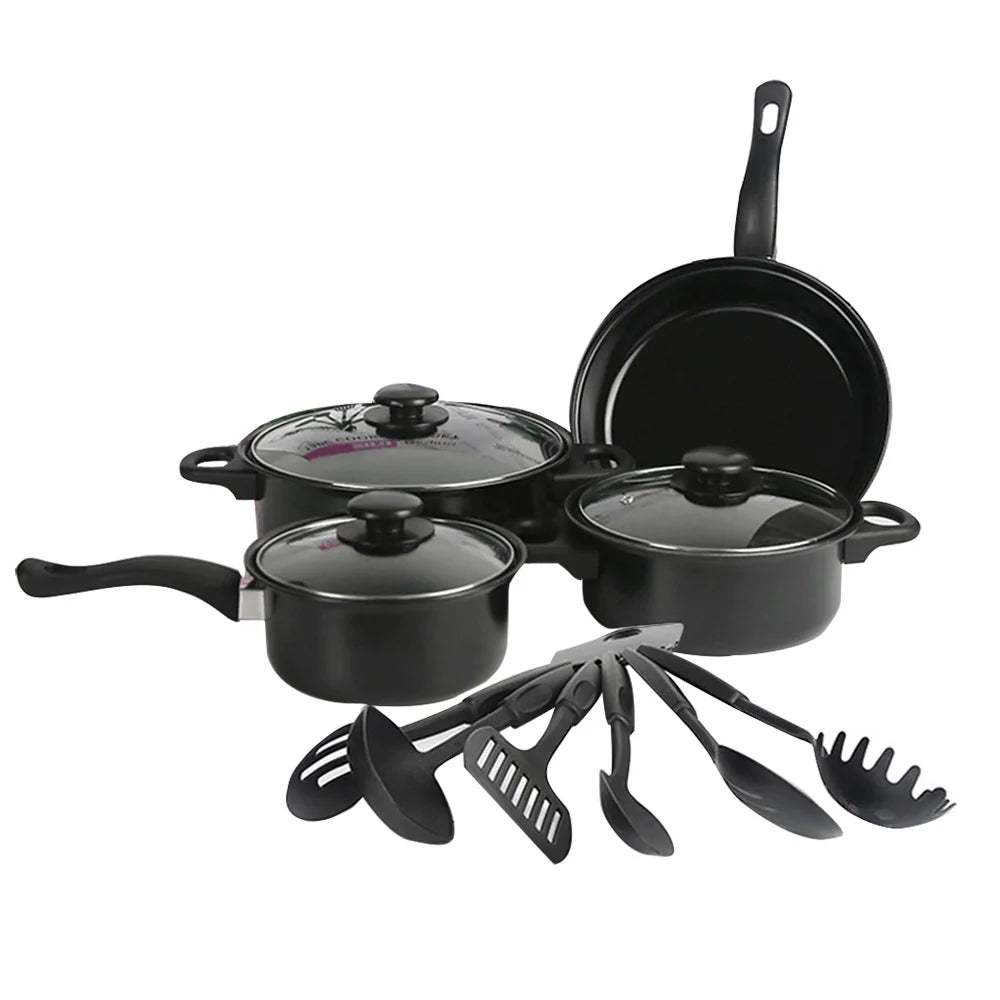 Non-Stick Pots And Pans Set 13-Piece Kitchen Utensil Set Kitchen Cookware
