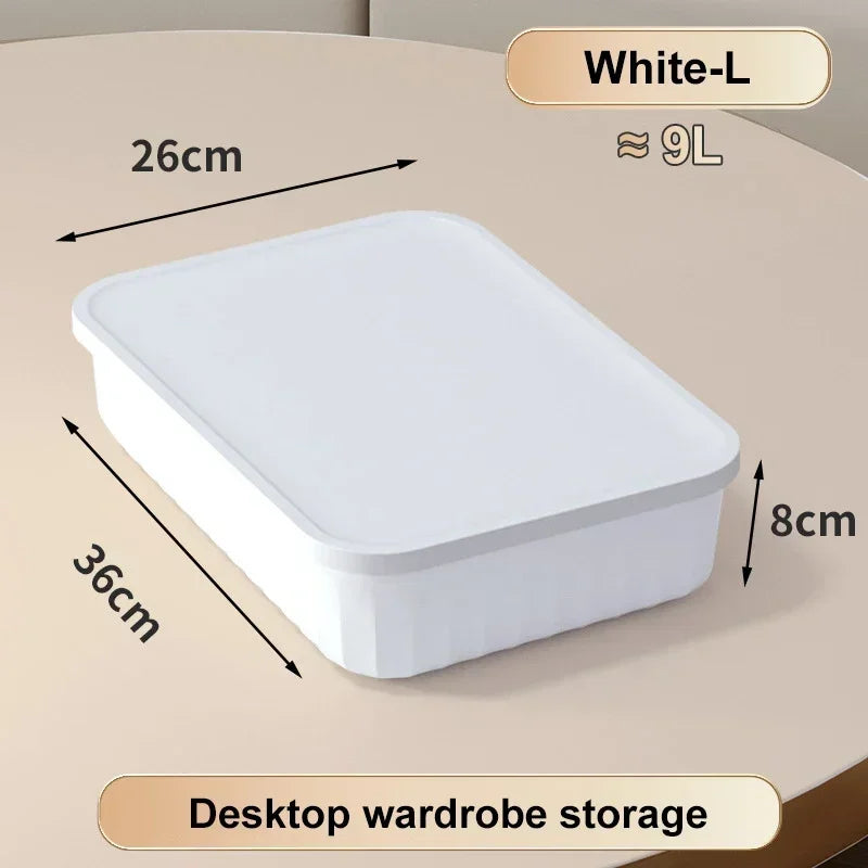 Sundries Storage Boxes with Lid Light Luxury Snacks Toys Storage