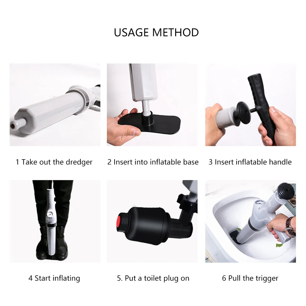 Powerful Pipe Plunger Electric High-pressure Air Gun