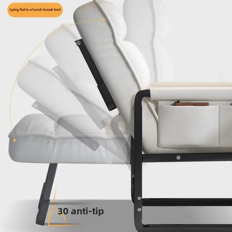 Reclining chair office lunch break folding chair