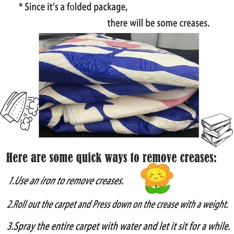 3D Game M-MINE Sandbox Carpet for Living Room Decor Bedroom