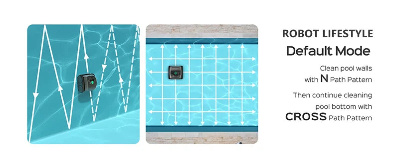 Wireless Robotic Swimming Pool Cleaner WYBOT C1 APP Control Clean Floor Wall