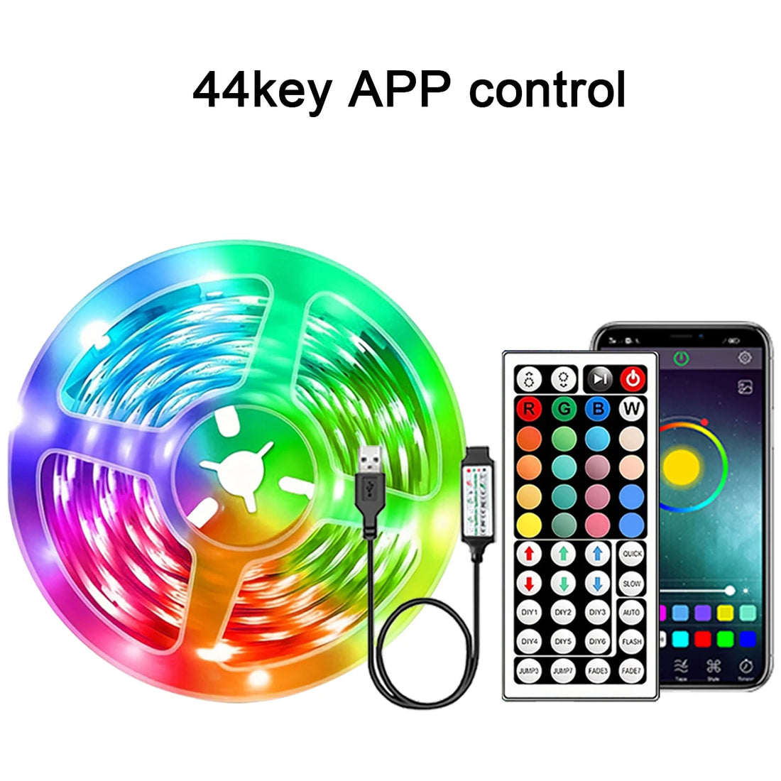 RGB Led Strip Lights 5m 10m 20m 30m Led Room Light with APP Control