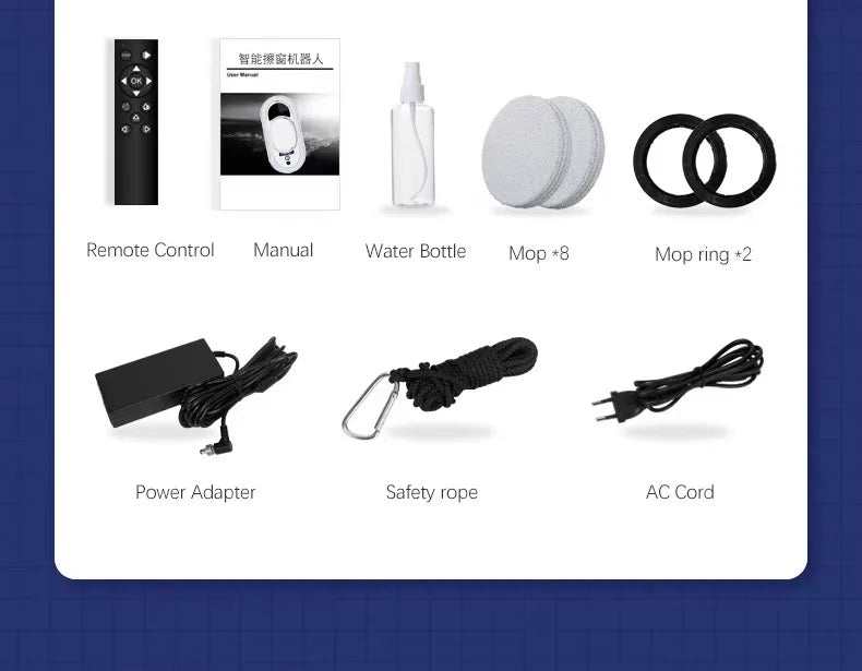 Window Robot Vacuum Cleaner Cleaning Electric Glass limpiacristales