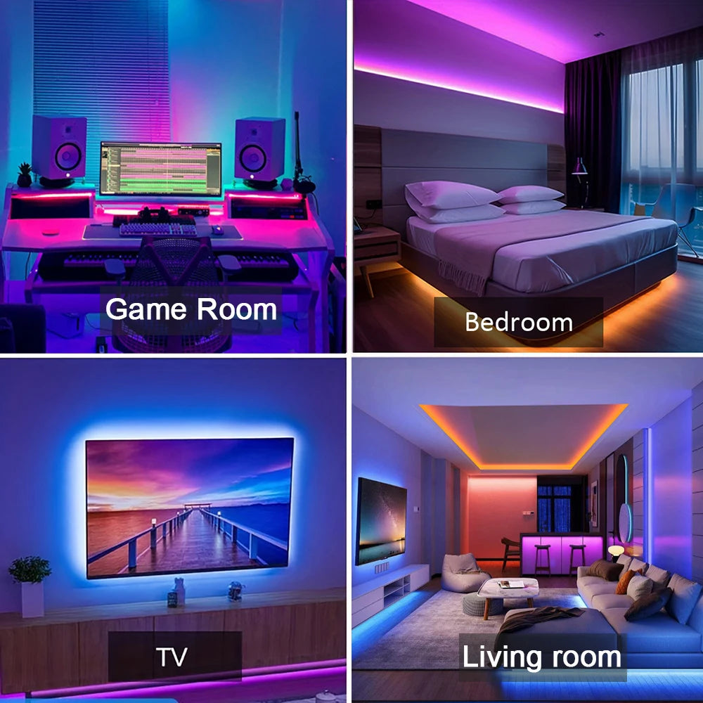 RGB Led Strip Lights 5m 10m 20m 30m Led Room Light with APP Control