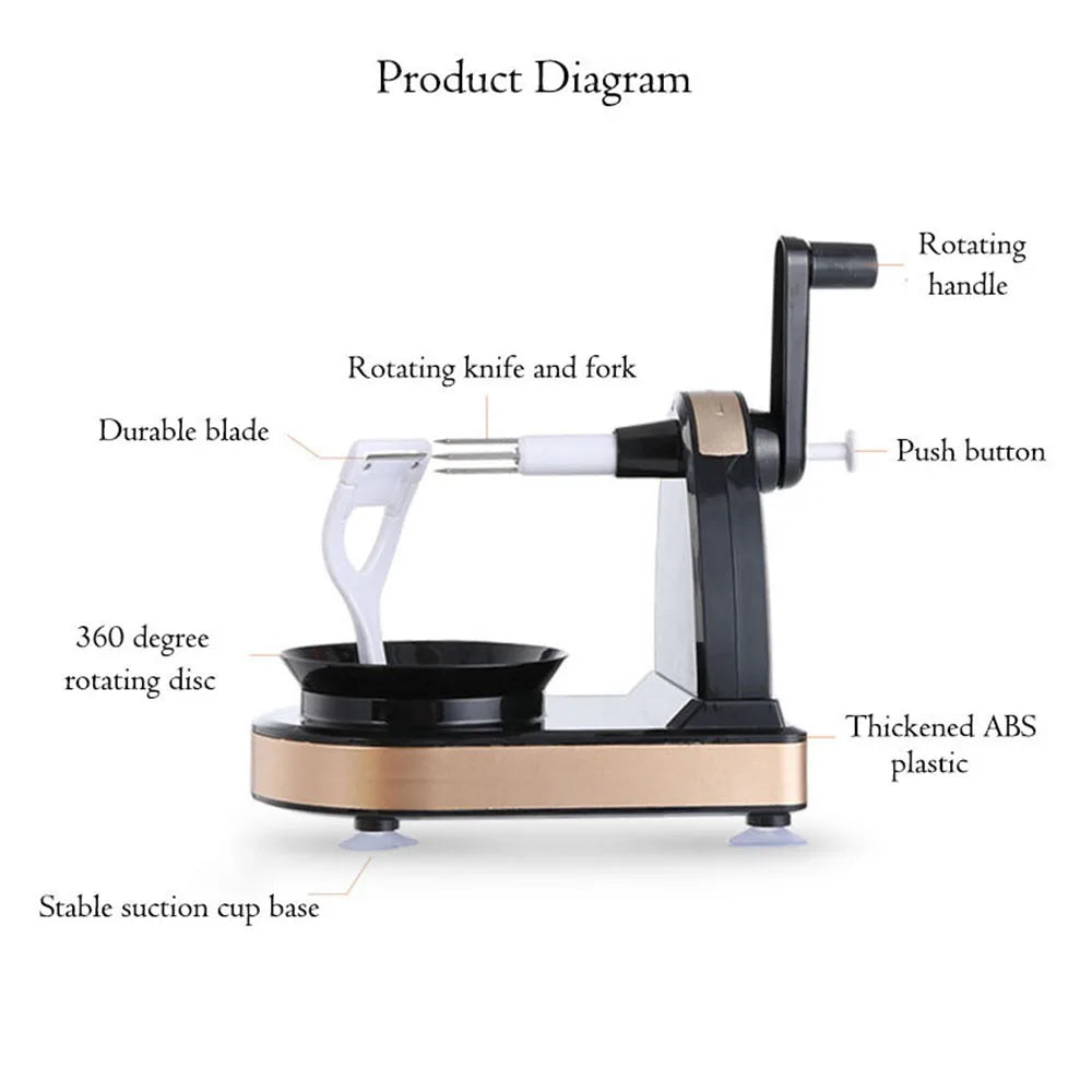 Hand-cranked Apple Pear Peeler Manual Melon Fruit Peeler Potato Automatic