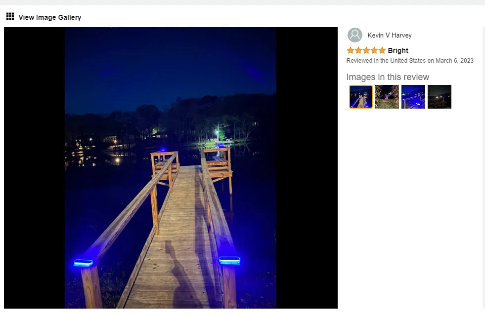 Quality Solar Step Lights Waterproof IP68 Warm White LED Path Lights