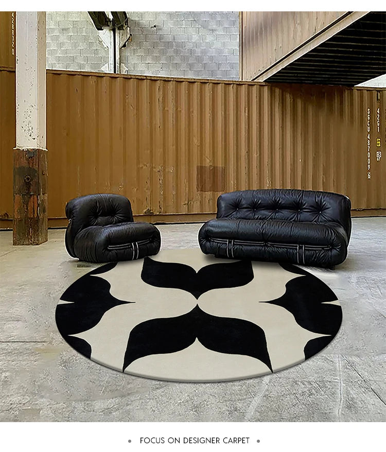 Fluffy Soft Living Room Decoration Carpet Light Luxury Rugs for Bedroom