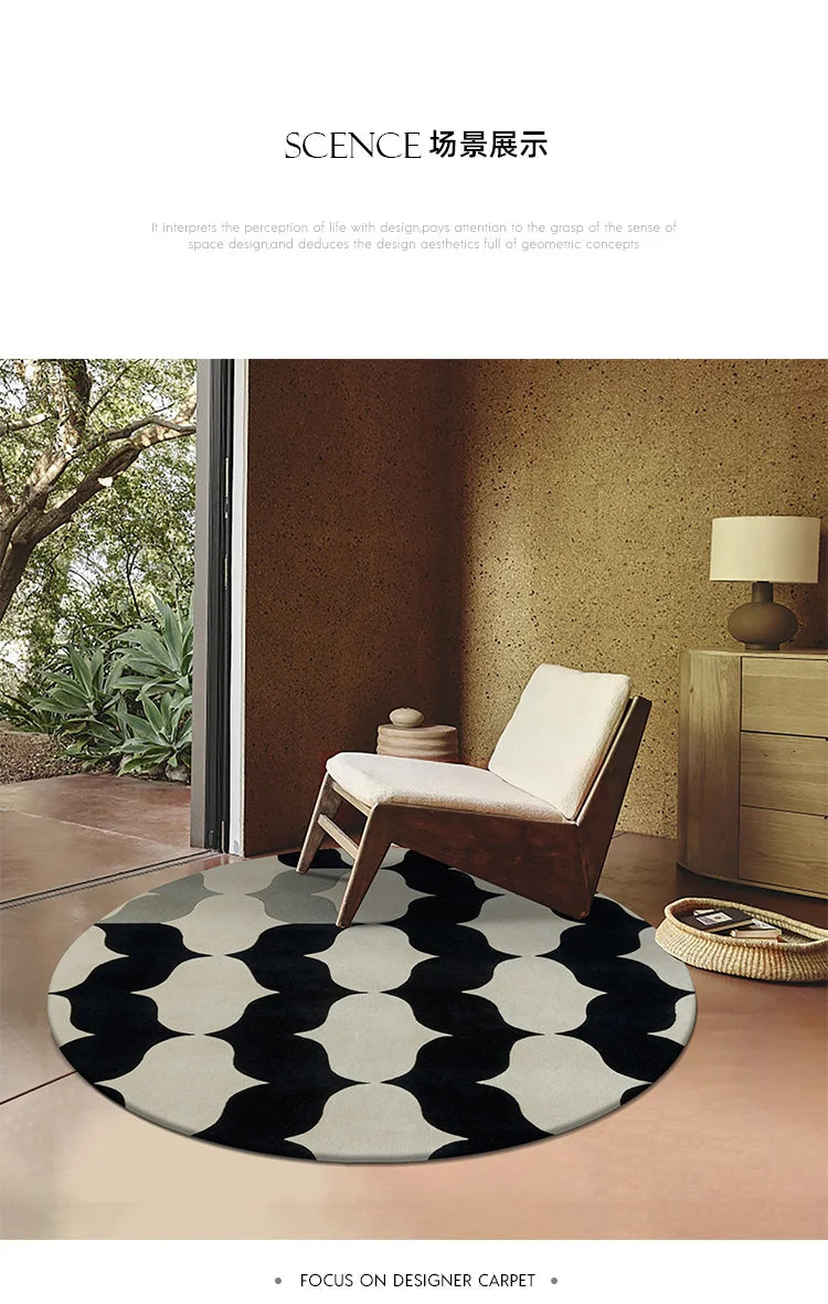 Fluffy Soft Living Room Decoration Carpet Light Luxury Rugs for Bedroom