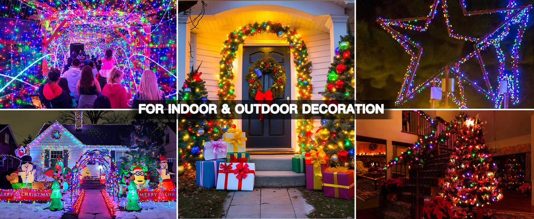 LED Firecracker String Lights 30-75M Garland Fairy Lights EU/US