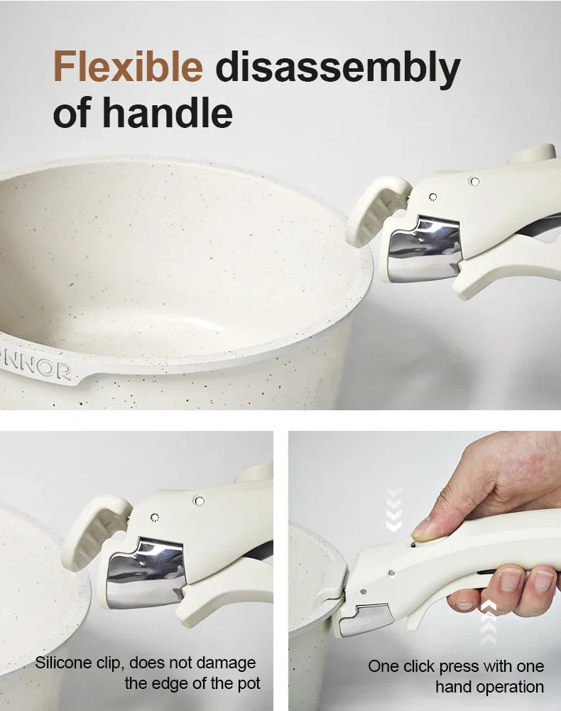 DONNOR Kitchen Pots and Pans Set Cookware Set