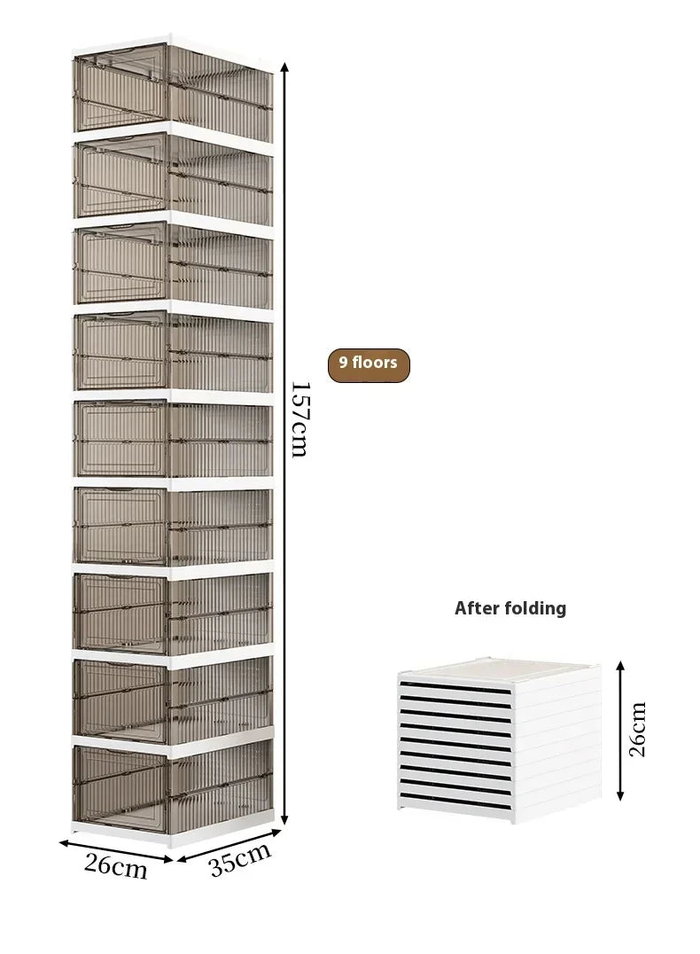 Dustproof 6 Layers Foldable Shoes Box