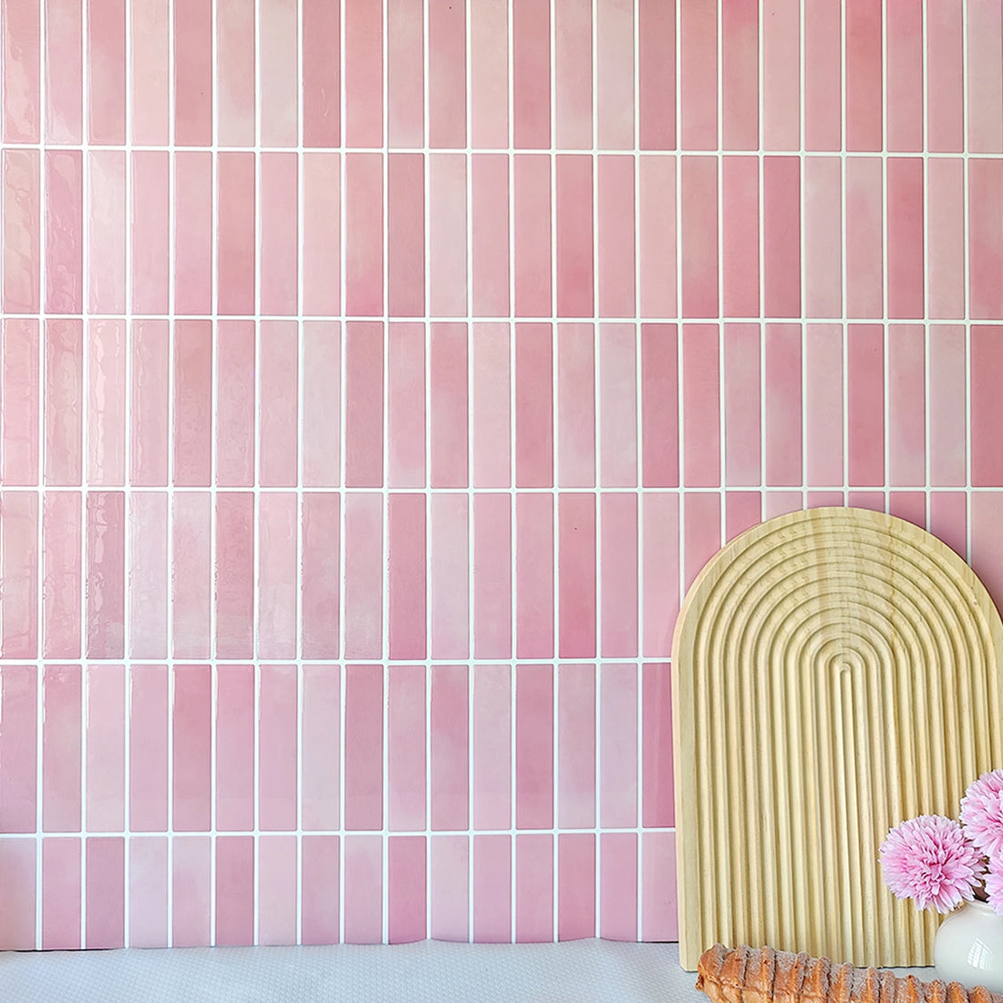 10 PCS Waterproof and Anti-oil Stick-On Tiles