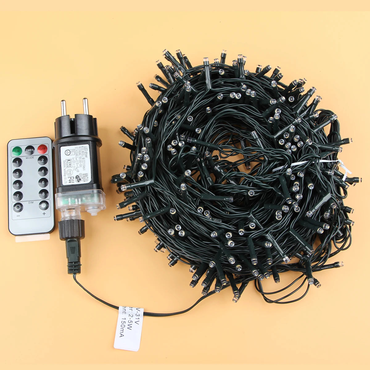 100M 100-800LEDs Outdoor LED Fairy String Lights Christmas Lights