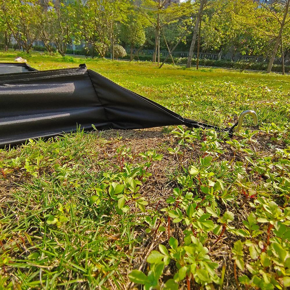 3x3 3D Outdoor Mat Waterproof Camping Oxford Cloth Bottom of Tent 3x4 Large Picnic Mat Camp Bathtub Tent Footprint Beach Blanket