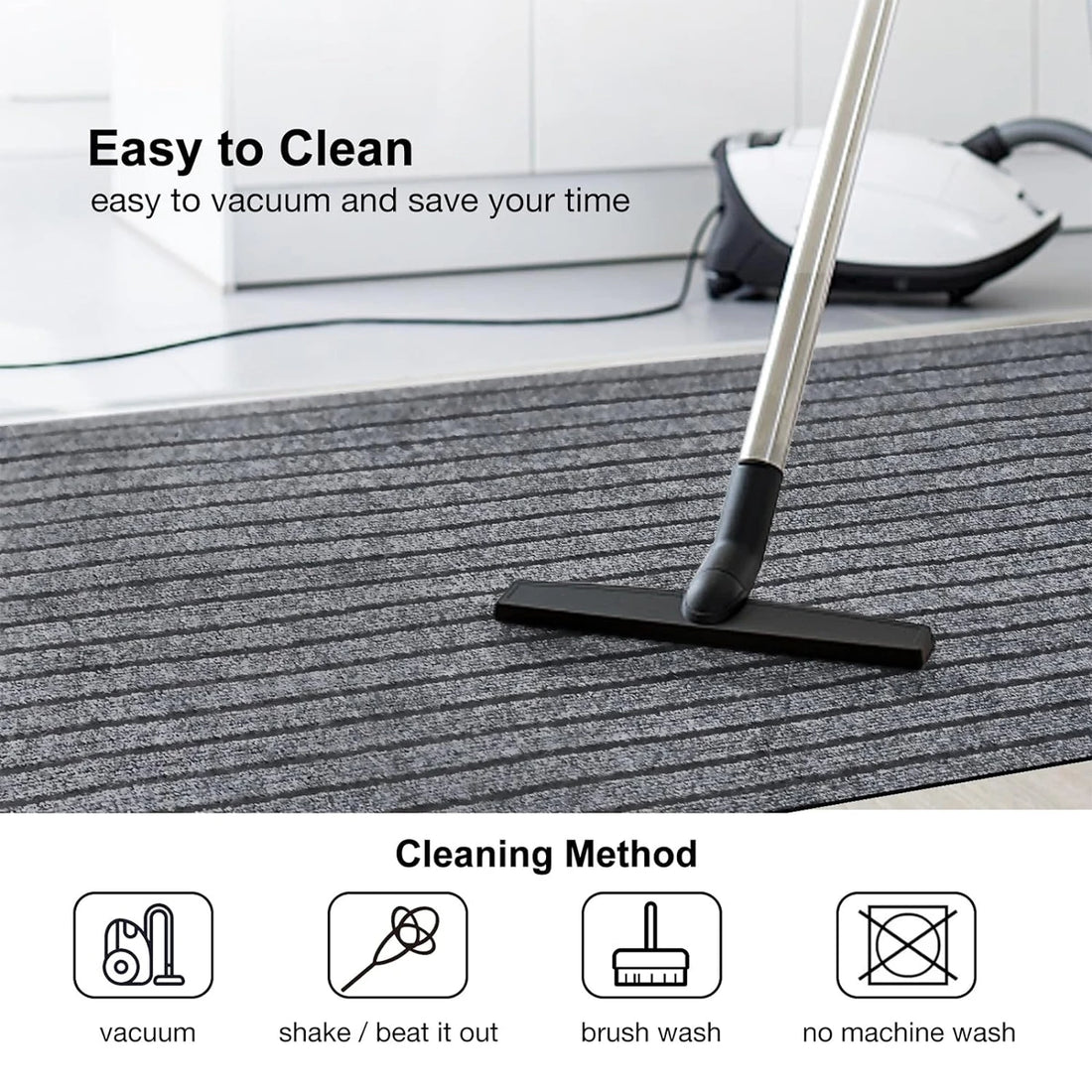 Washable non-slip carpet