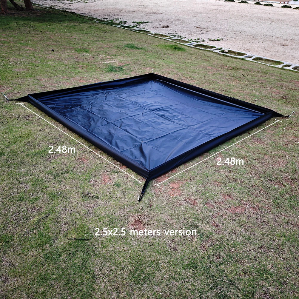 3x3 3D Outdoor Mat Waterproof Camping Oxford Cloth Bottom of Tent 3x4 Large Picnic Mat Camp Bathtub Tent Footprint Beach Blanket