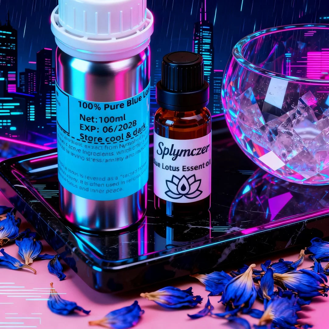 Aromatherapy Natural Blue Lotus Oil For Deep Sleep & Relax Pressure