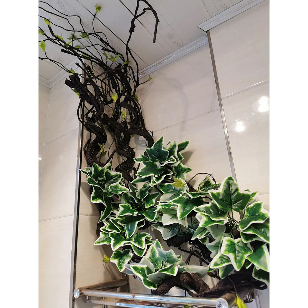 1.75 Meter Artificial Vine Green Leaf Simulation Rose Rattan Plant