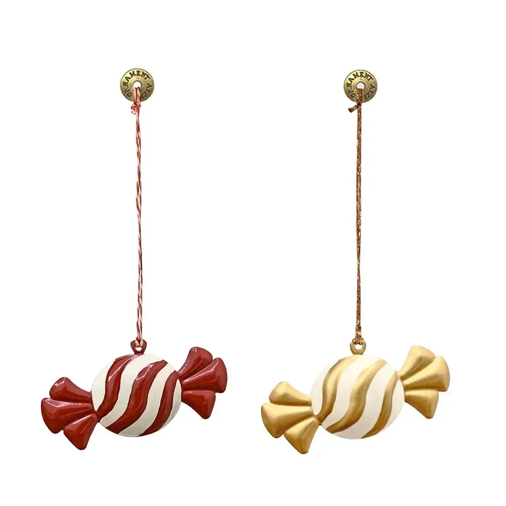 Christmas Party Nordic Christmas Decoration Metal Pendant Christmas Tree