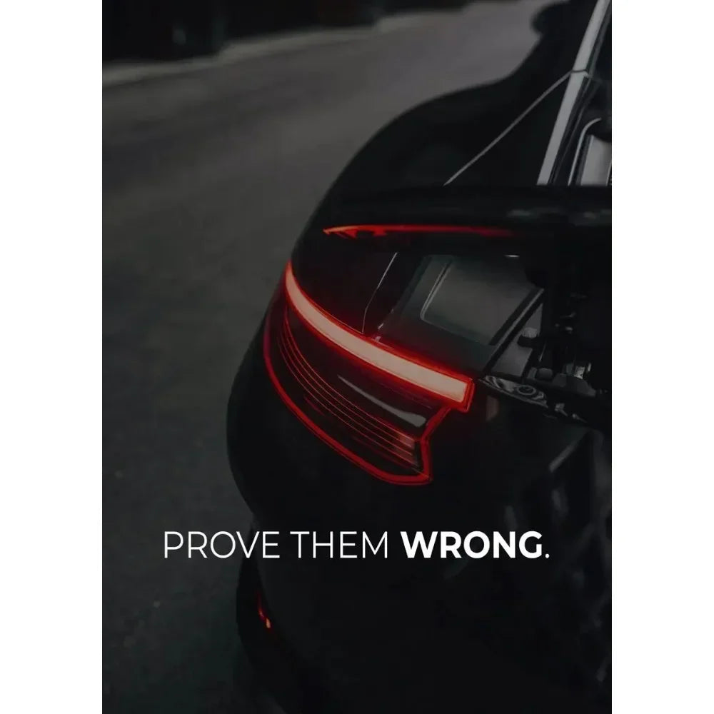 Chase Your Dreams Luxury Super Sports Cars Posters Print on Canvas