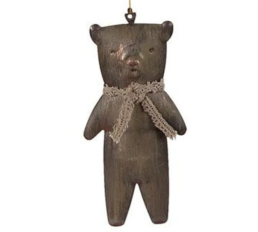 Metal Hand Painted Hanging Christmas Tree Decoration, Holiday Gift