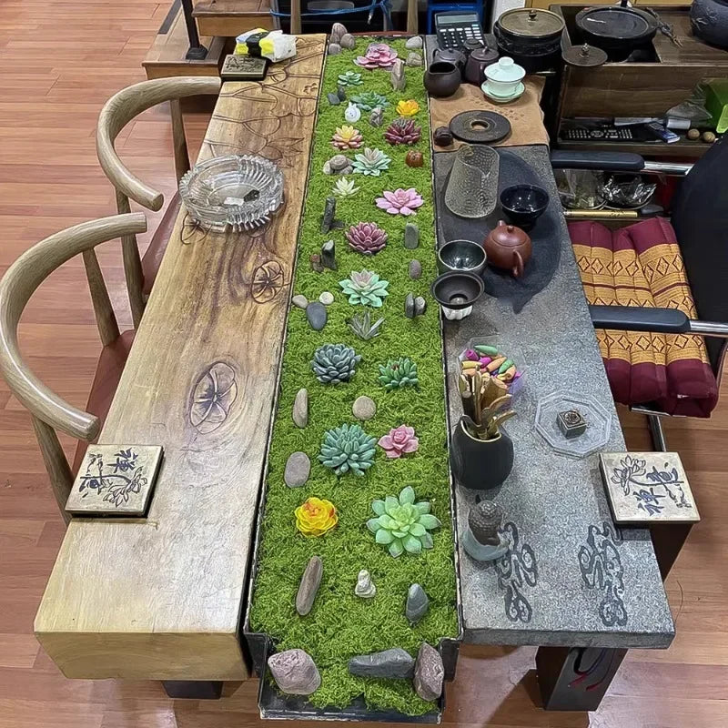 500/30G Eternal Artificial Green Moss Lawn Mini Landscape Fake Grass