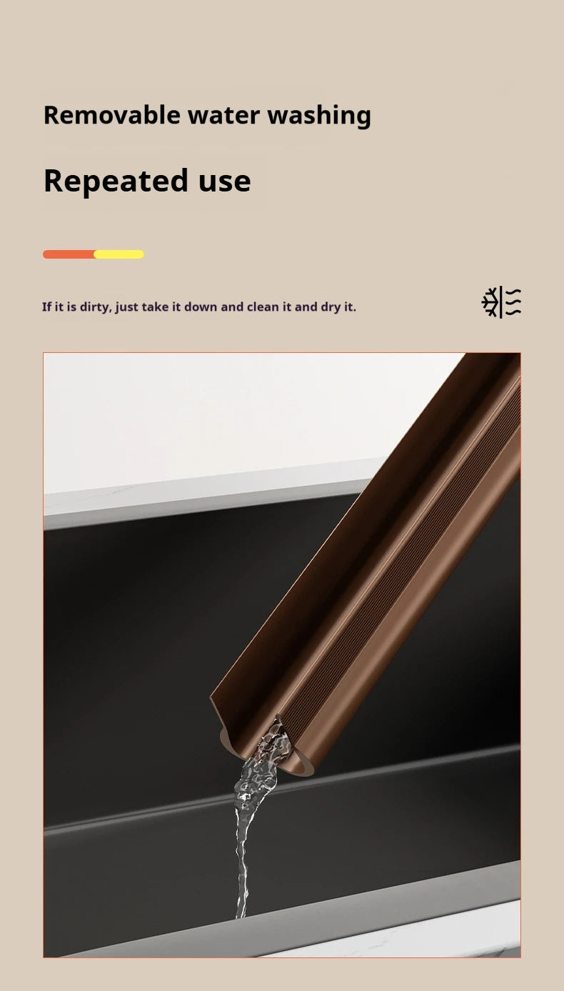 PVC Flexible Door Bottom seal Strip Weatherstrip Under Door Draft Stopper