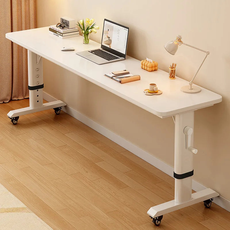 Adjustable Overbed Laptop Desk with Wheels