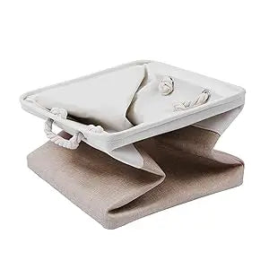 11 x 11 Inch Cube Storage Bins, Large Collapsible Fabric Storage Bin