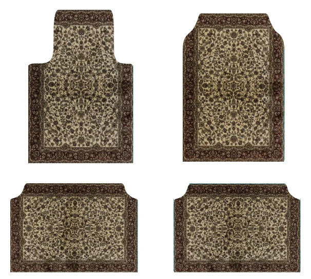 Set of Bohemian Style Floor Mat Universal Size Car Foot Mat