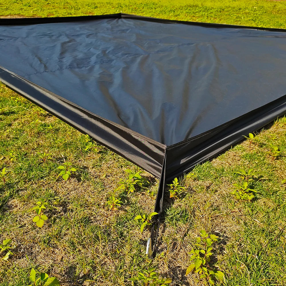 3x3 3D Outdoor Mat Waterproof Camping Oxford Cloth Bottom of Tent 3x4 Large Picnic Mat Camp Bathtub Tent Footprint Beach Blanket