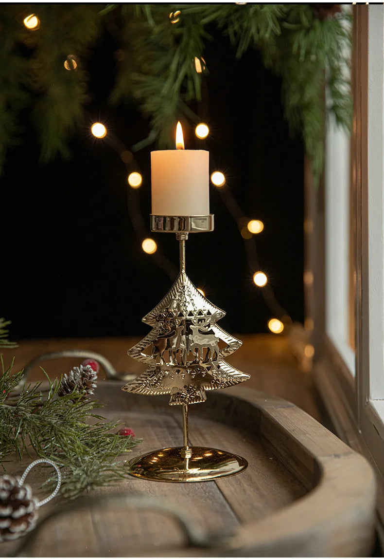Christmas Golden Wrought Iron