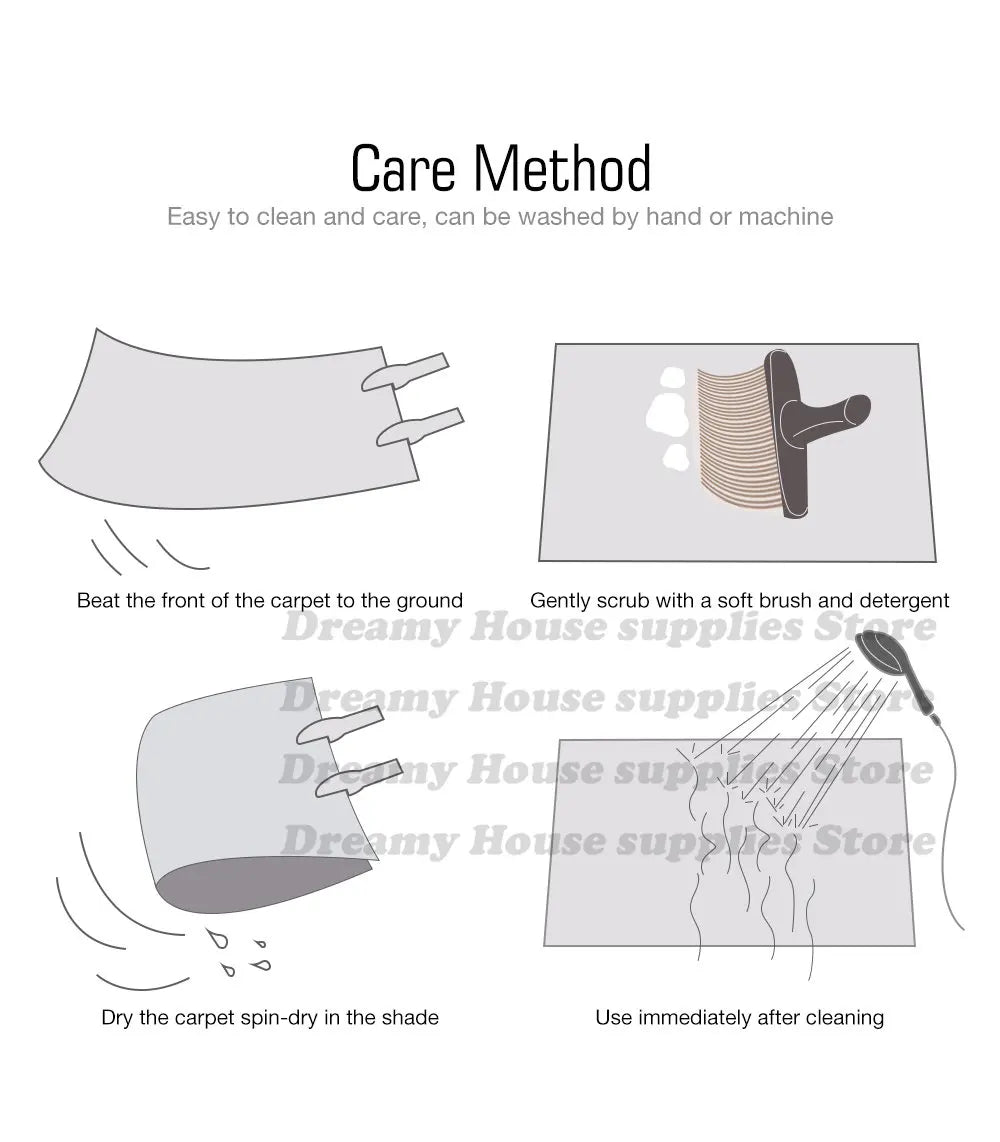 Modern Rectangular Chair Mat for Room Study Geometric