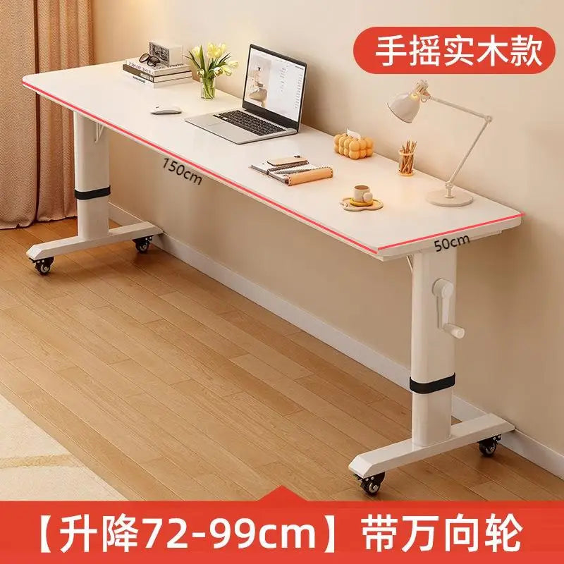 Adjustable Overbed Laptop Desk with Wheels