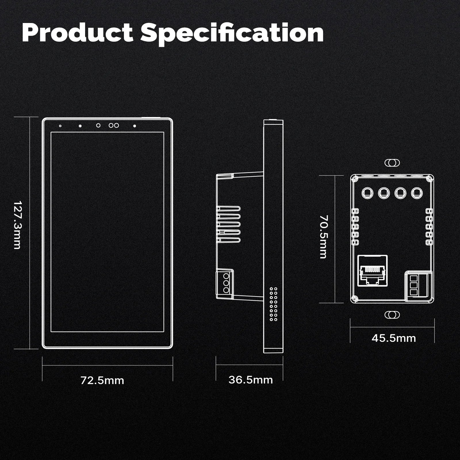 MOES Tuya Wifi Smart 5-inch Touch Screen Voice Control