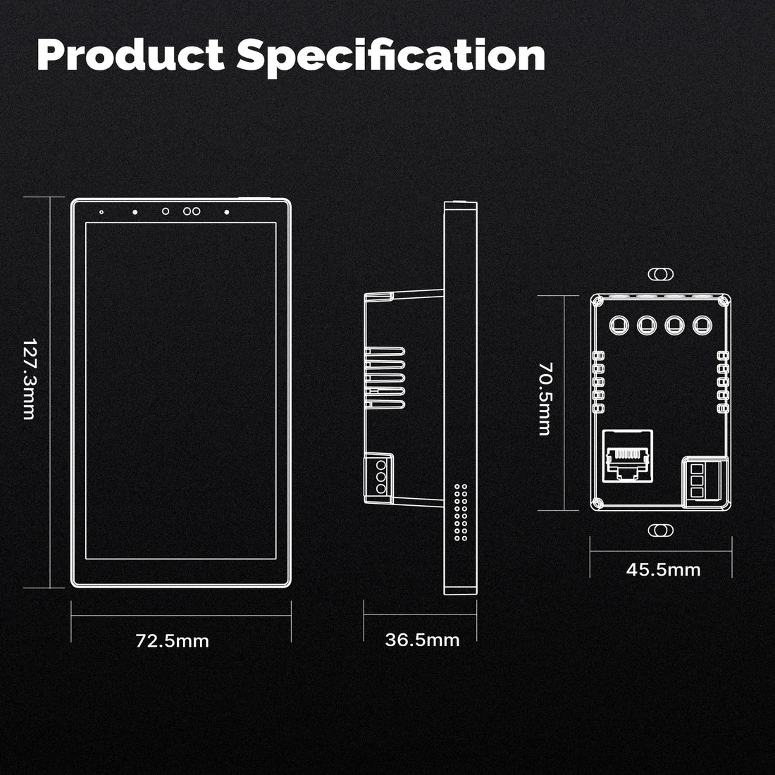 MOES Tuya Wifi Smart 5-inch Touch Screen Voice Control