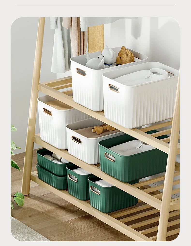 Sundries Storage Boxes with Lid Light Luxury Snacks Toys Storage